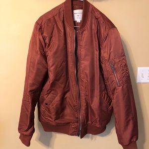 PacSun Rust Bomber Jacket